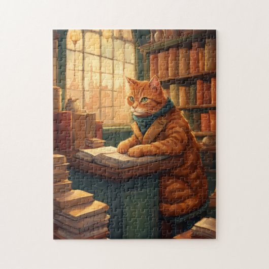 図書館の猫 #14 パズル (縦)