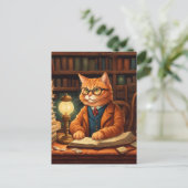 図書館の猫 #15 ポストカード (スタンド正面)