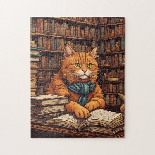 図書館の猫 #17 パズル (縦)