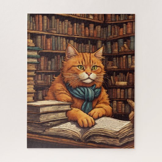 図書館の猫 #17 パズル (縦)