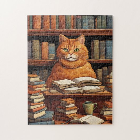 図書館の猫 #1 パズル (縦)