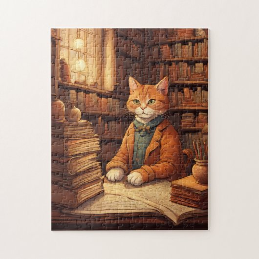 図書館の猫 #2 パズル (縦)