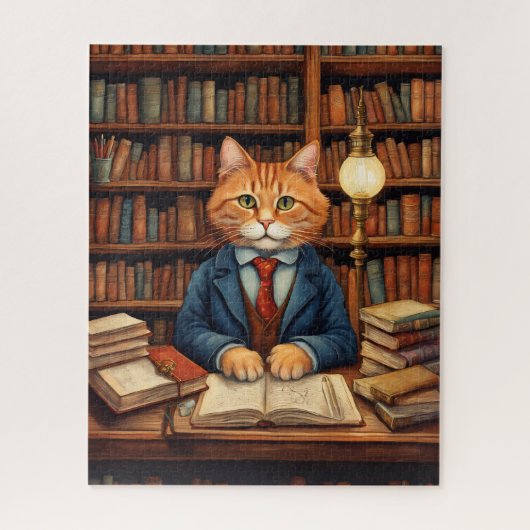 図書館の猫 #3 パズル (縦)