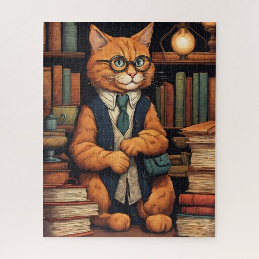 図書館の猫 #6 パズル (縦)