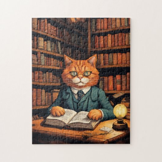 図書館の猫 #7 パズル (縦)