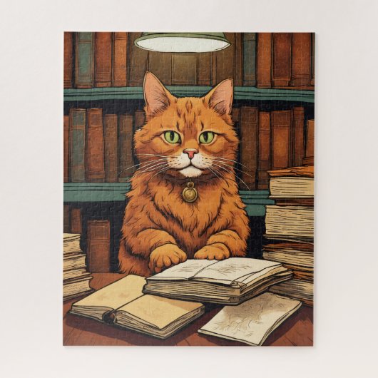 図書館の猫 #8 パズル (縦)
