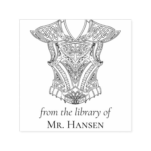 図書館の蔵書印 セルフインキングスタンプ (デザイン)