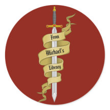 図書館の金ゴールド剣