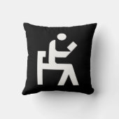 図書館の閲覧室 クッション (裏面)