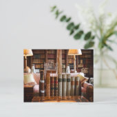 図書館の静けさ ポストカード (スタンド正面)