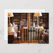 図書館の静けさ ポストカード (正面/裏面)