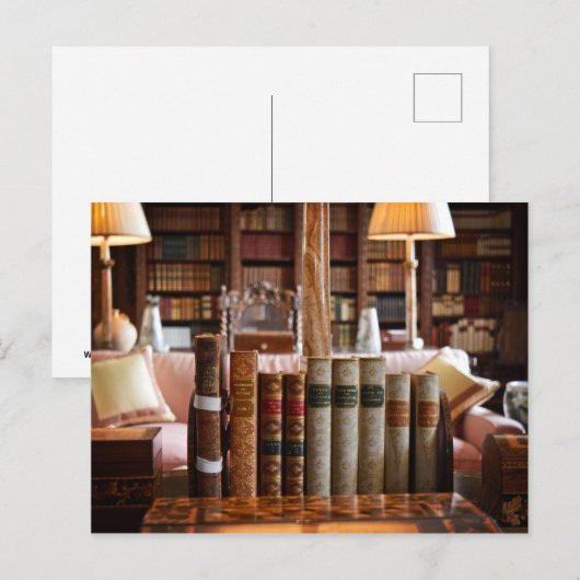 図書館の静けさ ポストカード (正面/裏面)