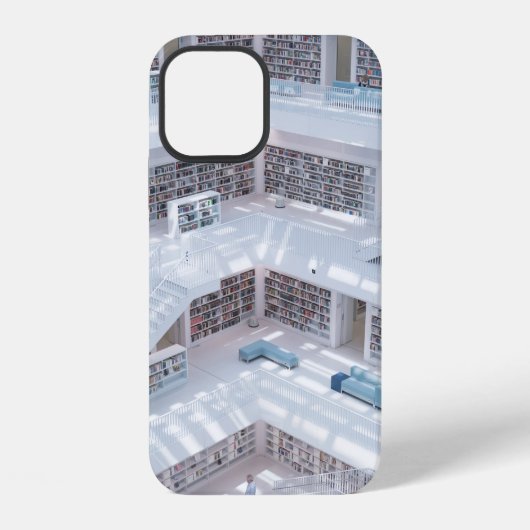 図書館の高台からの写真 iPhoneケース (裏面)
