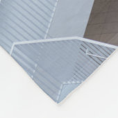 図書館の高昇写撮影 フリースブランケット (角)