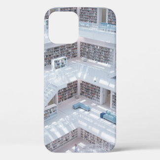 図書館の高昇写撮影 iPhone 12ケース
