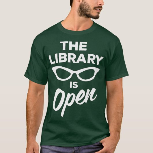 図書館はオープンドラッグクイーンプレミアム Tシャツ (正面)