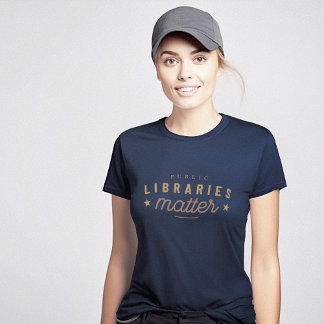 図書館は問題だ!Tシャツ Tシャツ