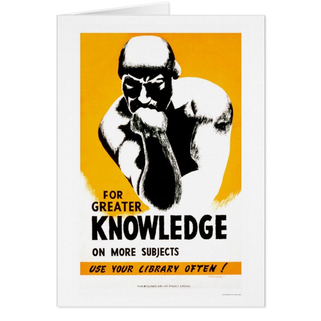 図書館は知識1940 WPAです (正面)