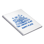 図書館は私の幸せな場所である感動的- ノートブック (右側)