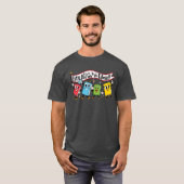図書館へ行こう マーチング ブックス ギフト Tシャツ (正面フル)