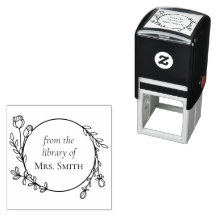 図書館よりの花輪