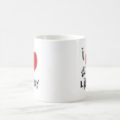 図書館を愛して下さい コーヒーマグカップ (中央)