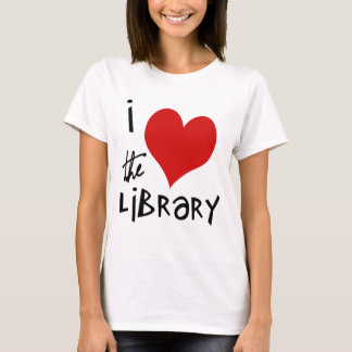 図書館を愛して下さい Tシャツ