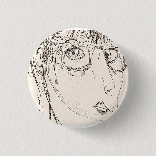 図書館を話すこと 缶バッジ (正面)