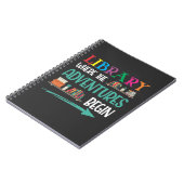 図書館アドベンチャーリブラリアブックリーダーBookworm ノートブック (左側)