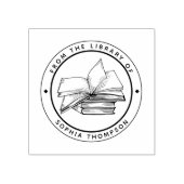 図書館カスタムからの ラバースタンプ (インプリント)