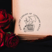 図書館カスタムのゴシック様式のドラゴン本 セルフインキングスタンプ