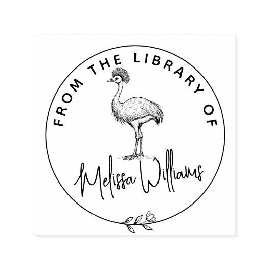 図書館カスタム本のCassohician Ex Libris セルフインキングスタンプ (デザイン)