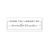 図書館カスタム簿 ラバースタンプ (インプリント)