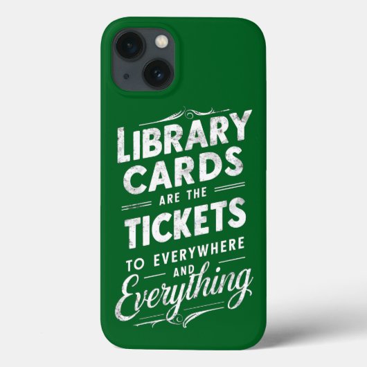 図書館カードはどこへでもチケットできる Case-Mate iPhoneケース (裏面)