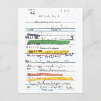 図書館カード 3503 ポストカード