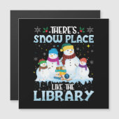図書館クリスマスほど素敵な雪景色はない (正面/裏面)