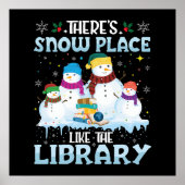図書館クリスマスほど素敵な雪景色はない ポスター (正面)