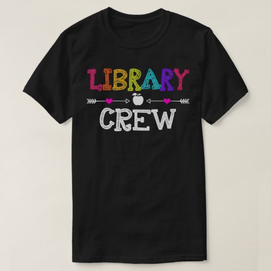 図書館クルーおもしろい先生Gif学校初日 Tシャツ (デザイン正面)