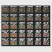 図書館スクワッド・読ブック愛好家の図書館員のユーモア ラッピングペーパー (フラット)