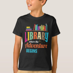 図書館ファン-書籍愛好家図書館リーダー Tシャツ