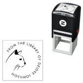 図書館モダンのミニマカスタムリスト セルフインキングスタンプ (インサイチュ)