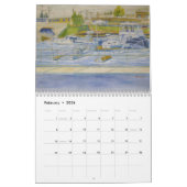 図書館公園Kenoshaウィスコンシンの紅葉 カレンダー (2月 2026)