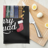 図書館分隊クリスマスブックラバーズチーム読ズ キッチンタオル (四つ折り)