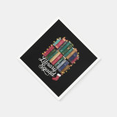 図書館分隊クリスマスブックラバーズチーム読ズ スタンダードカクテルナプキン (角)