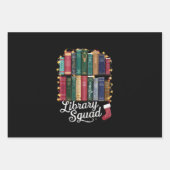 図書館分隊クリスマスブックラバーズチーム読ズ ラッピングペーパーシート (正面)