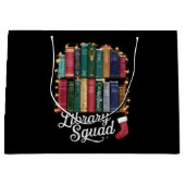 図書館分隊クリスマスブックラバーズチーム読ズ ラージペーパーバッグ (正面)