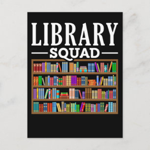 図書館分隊ブックラバー読ズの司書ユーモア ポストカード