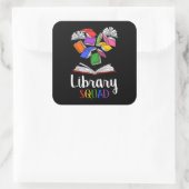 図書館分隊I スクエアシール (バッグ)