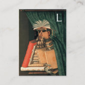 図書館司書モノグラム 名刺 (裏面)