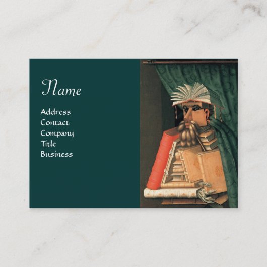 図書館司書モノグラム 名刺 (正面)